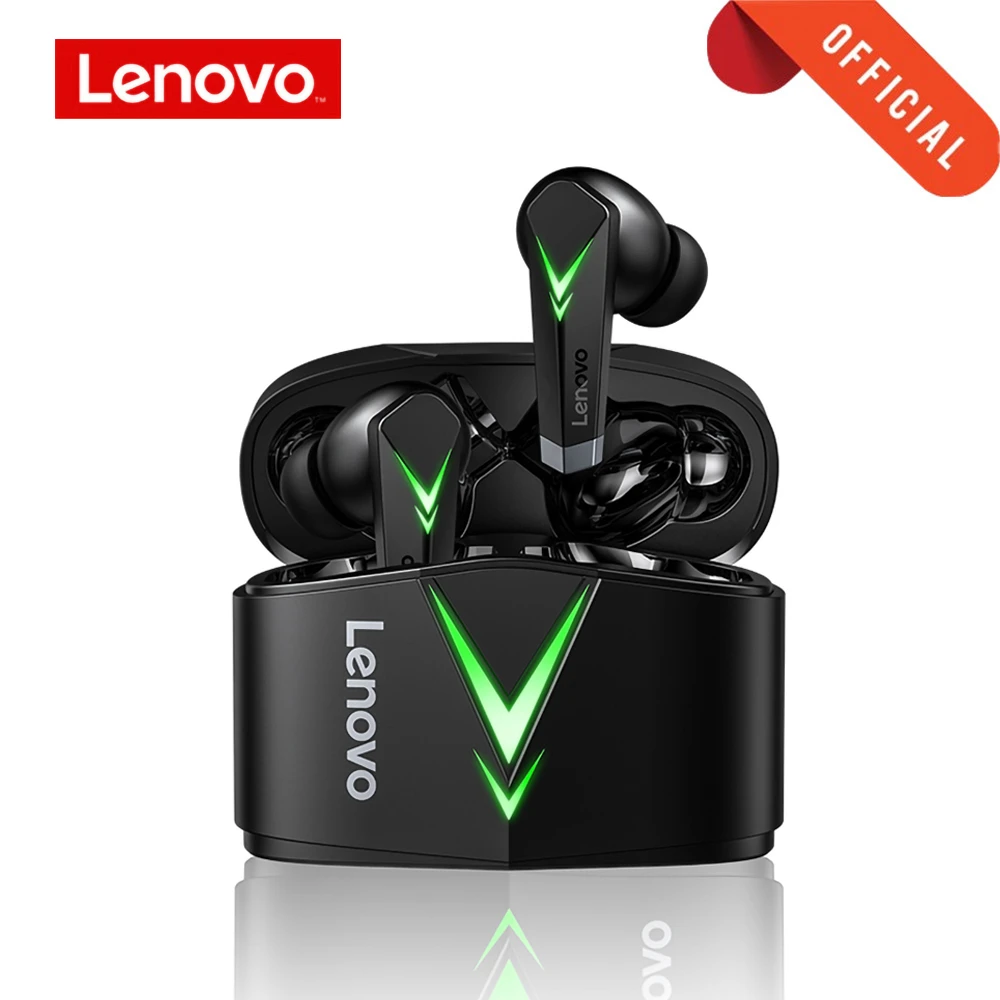 Lenovo TWS Professional Gaming Headphone Wireless Bluetooth 5.0 Sport Earphone Low Latency Noise Reduction Headset with Mic