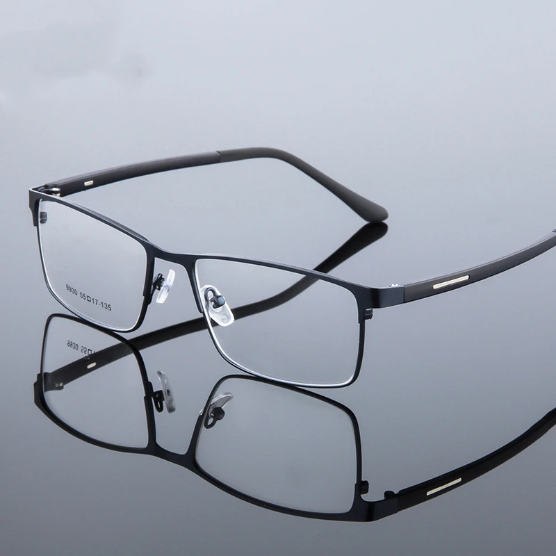 Titanium Alloy Eyeglasses Frame Men Thin Metal Square Myopia Prescription Full Optical Glasses Frames Eyewear Eye