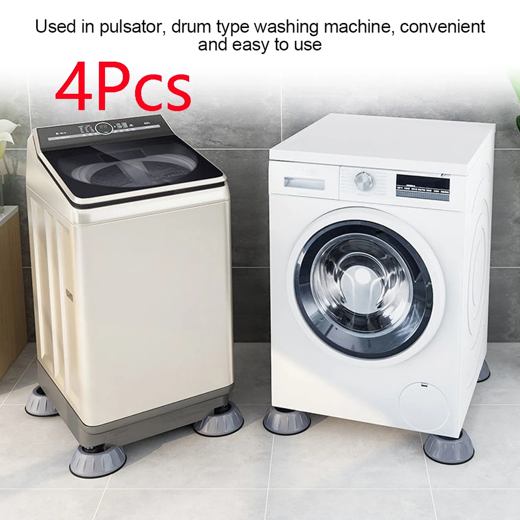High Quality 4pcs  Washing machine shock pads Non-slip mats Refrigerator Anti-vibration pad Quality Bathroom Accessories