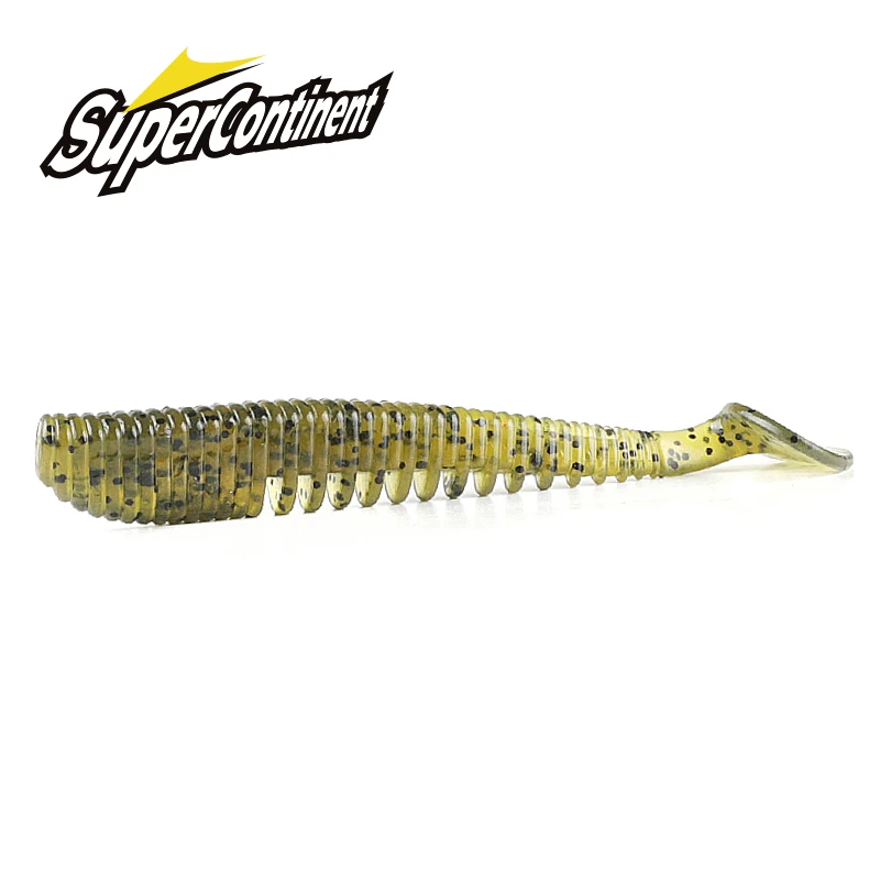 Supercontinent Fishing Lures 5cm 8cm 9.5cm 11cm Artificial Baits Wobblers Soft Lures Shad Carp Silicone Fishing Baits