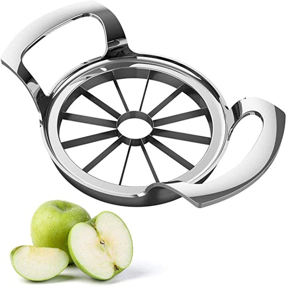 High Quality 12-Blade Extra Large apple Cutter Slicer,Stainless Steel  Ultra-Sharp Fruit Corer Slicer Tools Kitchen Accessories