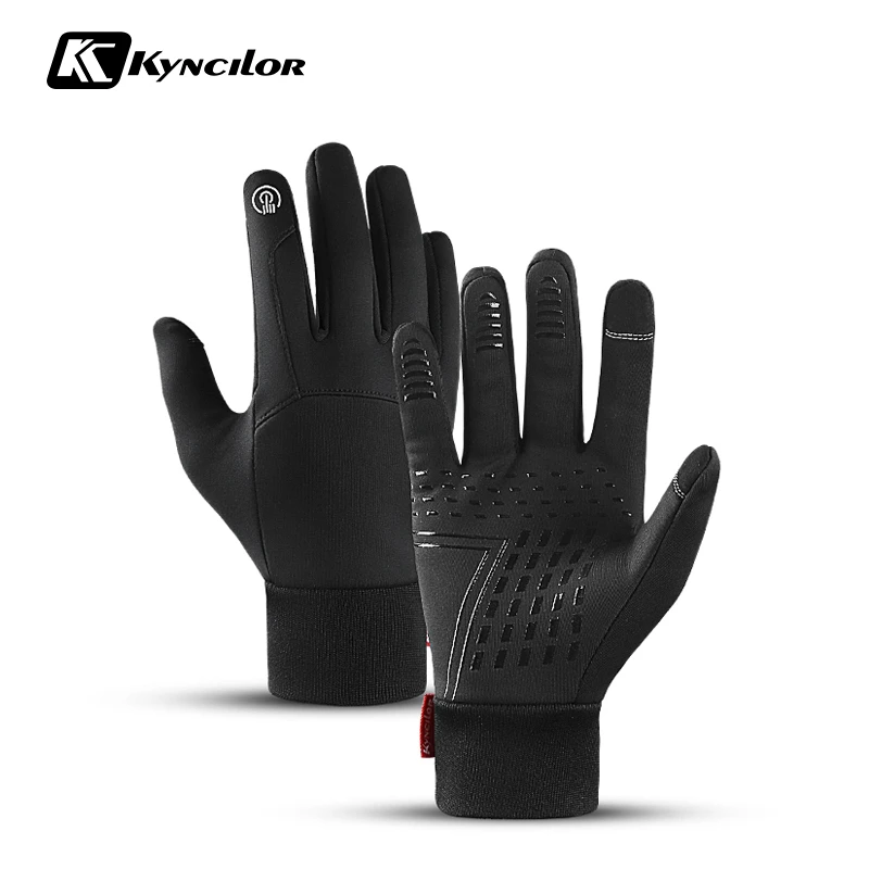 Touch Screen Windproof Outdoor Sport Gloves Men Women Winter Glove Fleece Thermal Warm Running Gloves Anti-slip Cycling Gloves