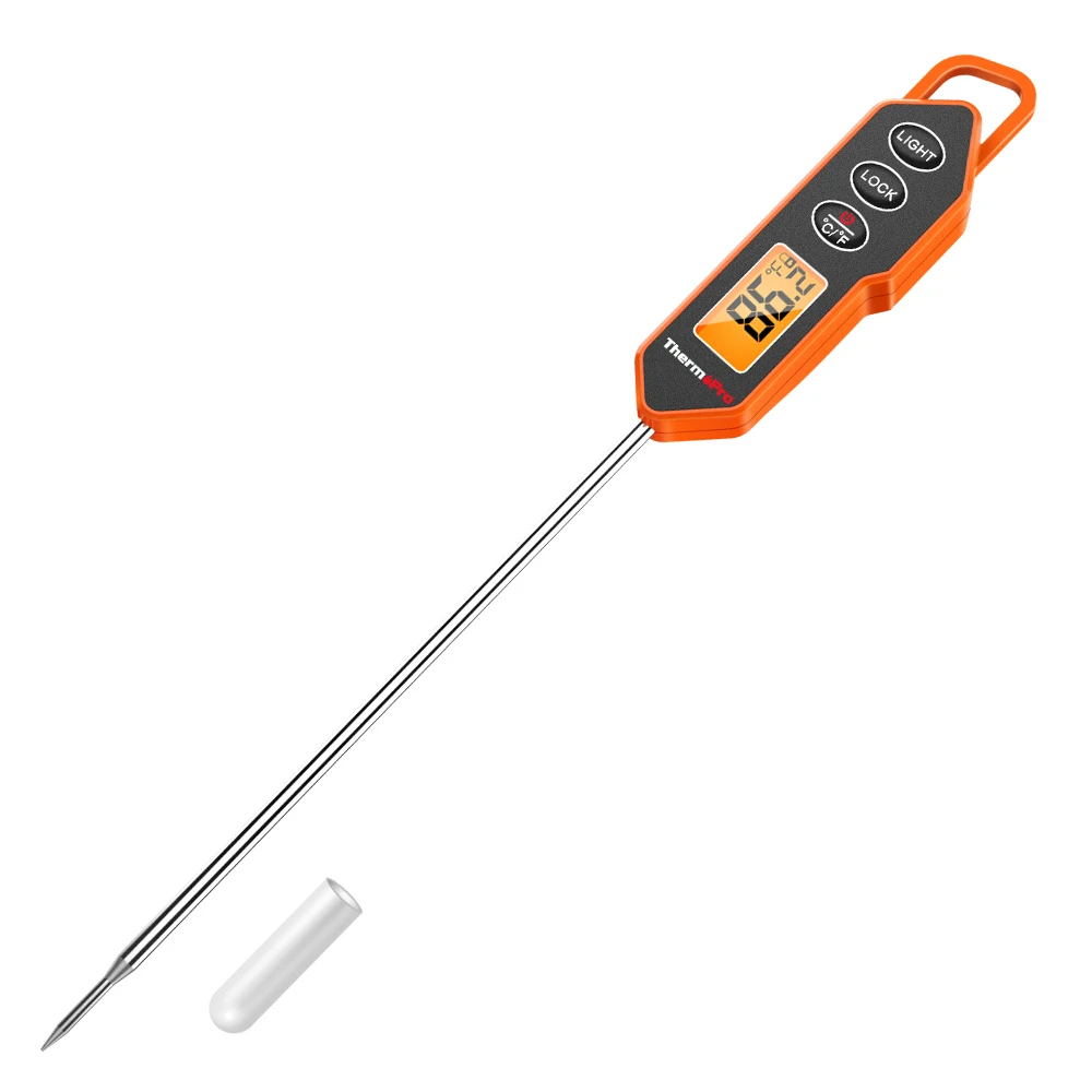 ThermoPro TP01H Fast Reading Digital Cooking Kitchen Thermometer With Backlight Long Probe BBQ Meat Thermometer For Oven Milk