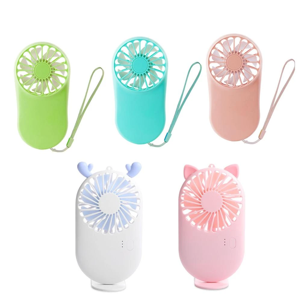 2021 New Usb Mini Fans  Portable Air Cooler Electric Handheld Rechargable Cute Small Cooling Fans Student Home Travel Outdoor