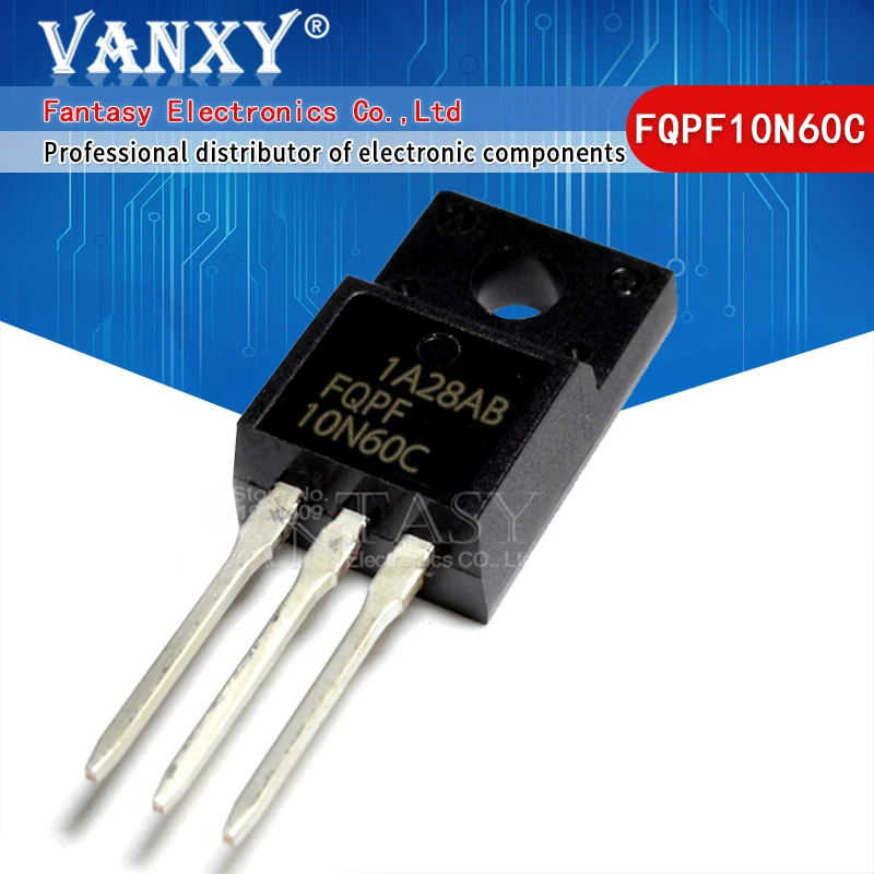 10PCS FQPF10N60C TO-220 10N60C 10N60 TO220 FQPF10N60 new MOS FET transistor