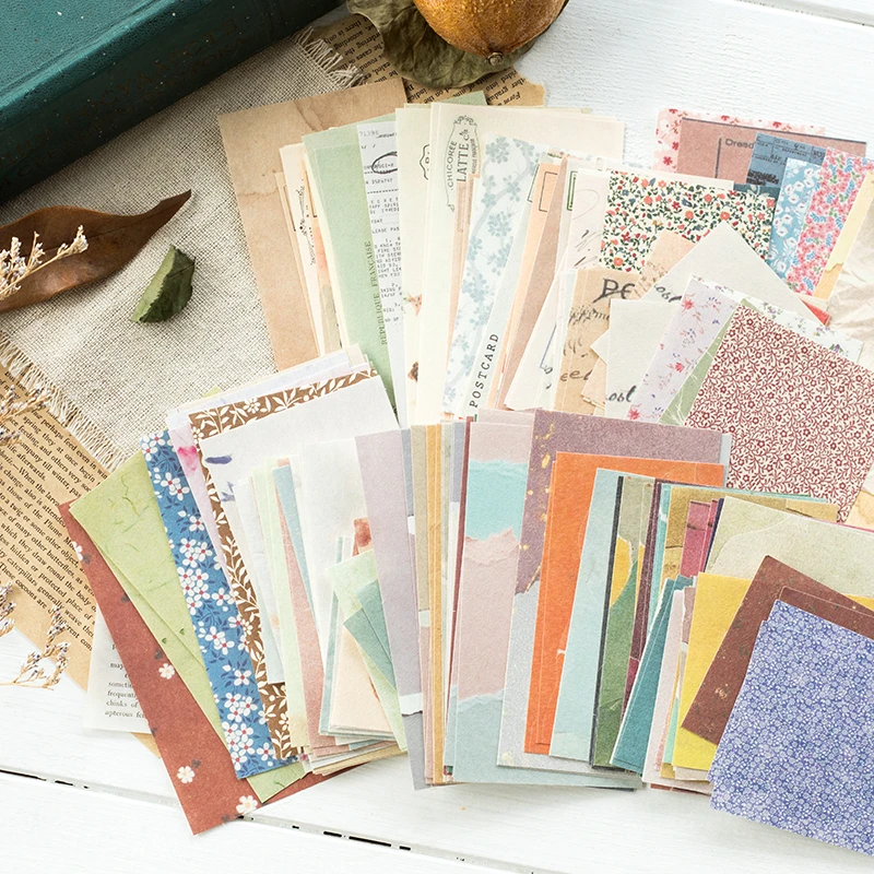 60sheets Vintage Collage Scrapbooking/Card Making/Journaling Special DIY Retro Source Material