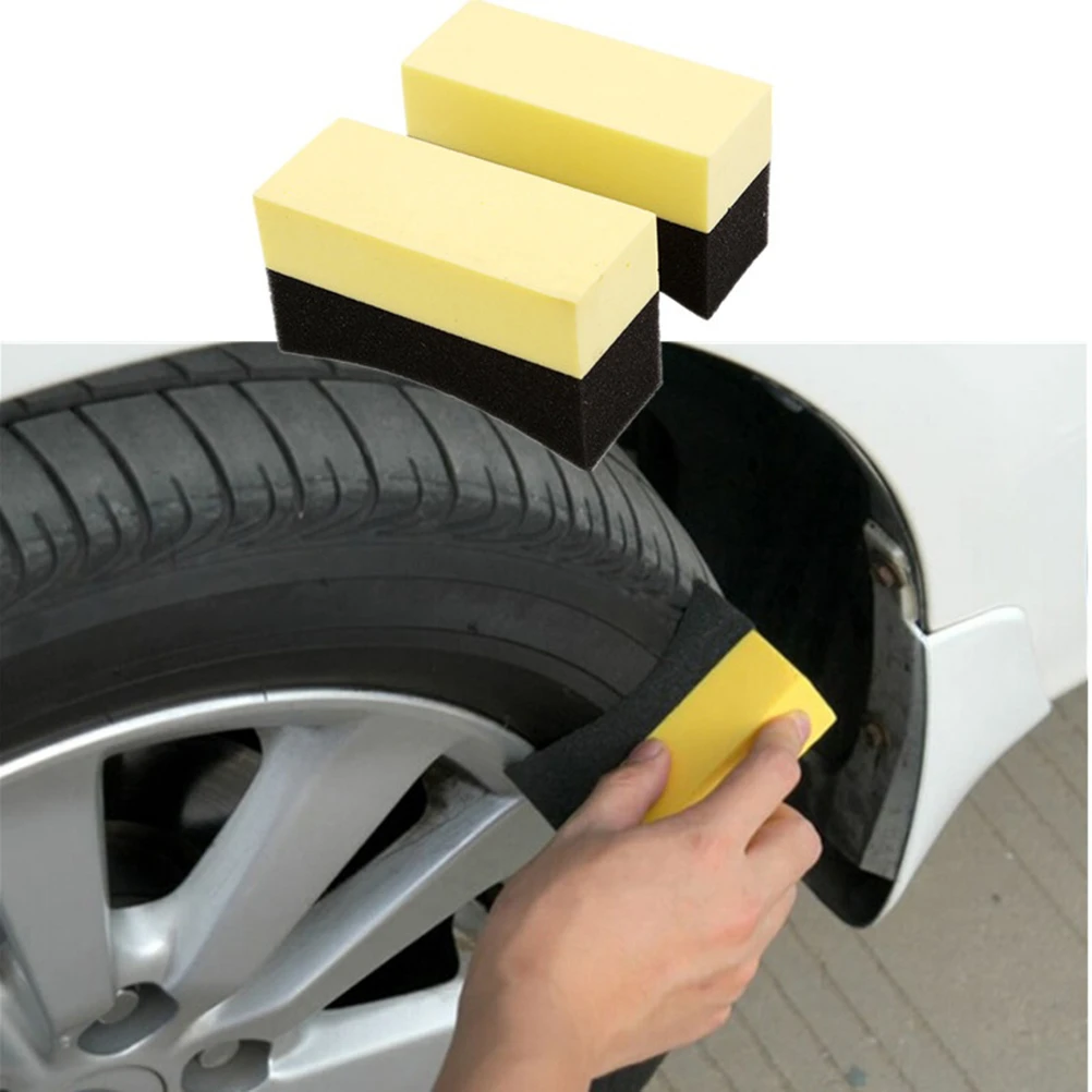 Car Tyre Brush car Cleaning Sponge Accessories for Toyota Corolla RAV4 Yaris Honda Civic CRV Nissan X-trail Tiida Accessories