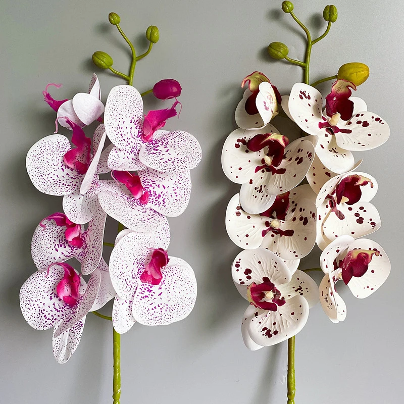 Latex Real touch Artificial Orchid flower white Butterfly Orchids fake flower for Home party DIY Wedding Decoration flores