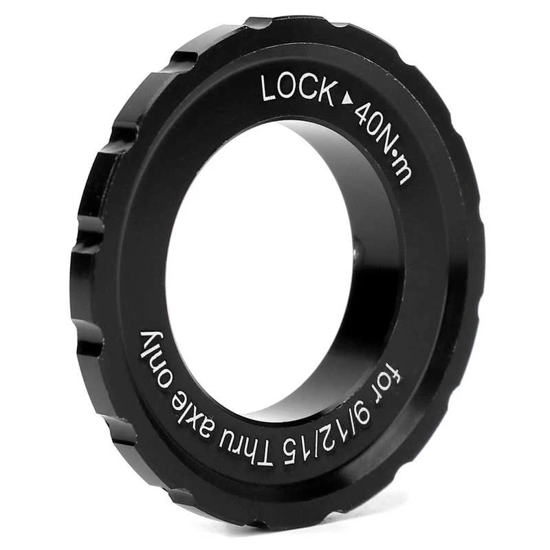 Bicycle Center Lock Disc Brake Hub Rotor Lockring Front Rear 12/15/20 MM Axle CenterLock Cover Ring Bicycle Accessories