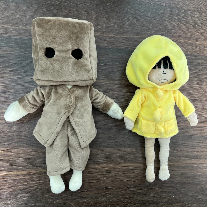 30cm Little Nightmares Plush Toy Adventure Game Cartoon Cute Stuffed Dolls Kawaii Gift Toys for Girls Kids Fans Collection