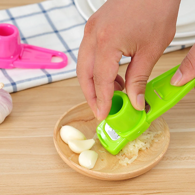 Household Kitchen Garlic Peeler Ginger Garlic Press Grinder Grating Planer Cutting Knife Cooking Tools Kitchen Accessories