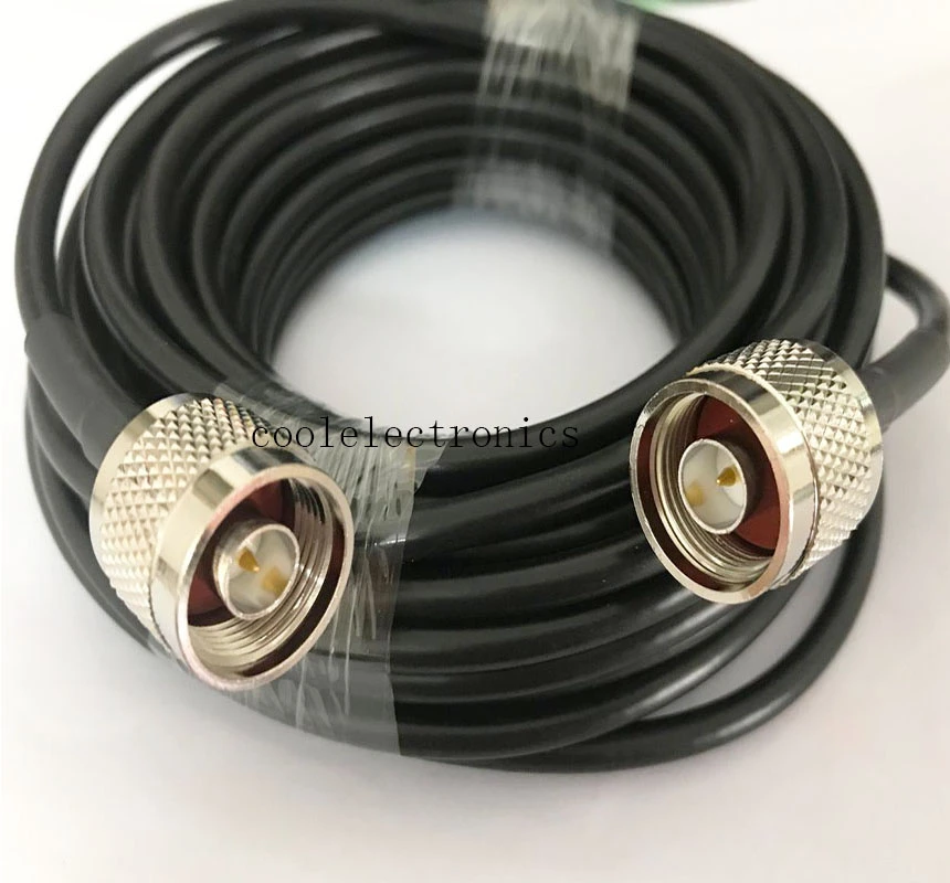 15/50cm 1/2/3/5/10/15/20/30/50m RG58 Coaxial Cable N male to N male connector RF Adapter 50-3 Cable 50ohm