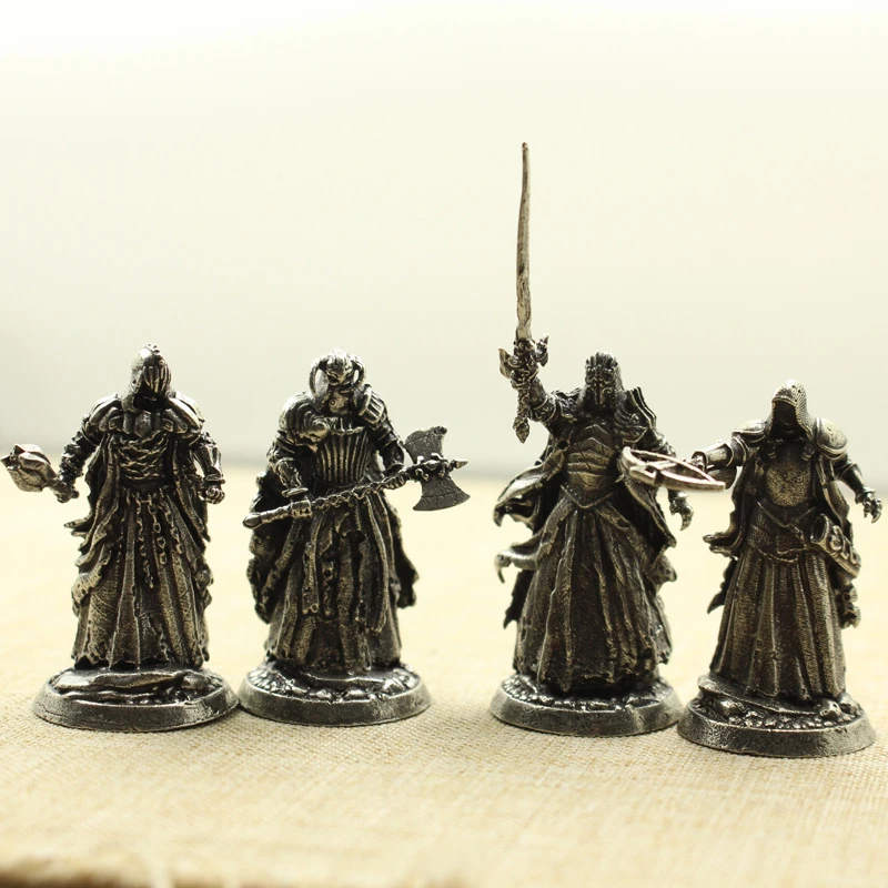 Middle Ages Legion Wraith Soldiers Models Toy Figurines Miniatures Metal Copper Mens Gifts Desktop Ornaments Decorations Crafts