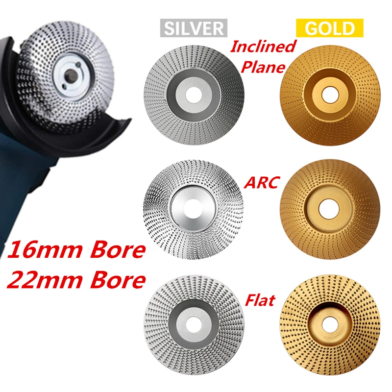 Round Polishing Angle Grinding Wheel Wood Sanding Carving Shaping Disc 16/22 mm Accessories Woodworking Tool Carving Rotary Tool