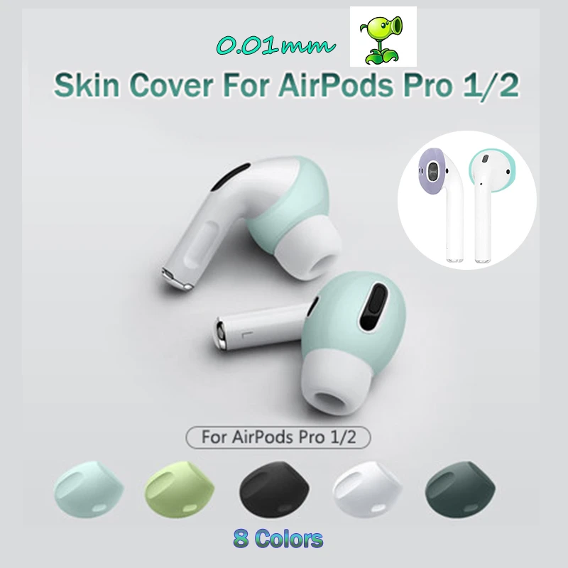 For Airpods Pro Silicone Skin Cover EarTips Earpads For Apple Air Pods Ear Tips Buds Earphone Wireless Bluetooth Accessory Case