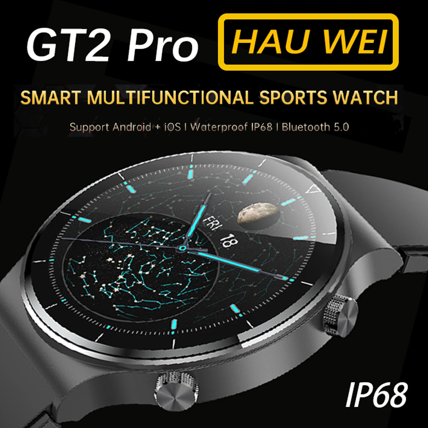 2021 Smart Watch Men IP68 Waterproof GT2 Pro Smart Sport Watch Hommes for Huawei Bluetooth Call Smartwatch for IOS Android Men