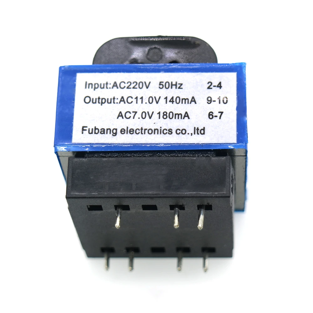 High quality new microwave oven transformer AC 220V to 11V/7V 140mA/180mA 7-pin of Microwave Oven Parts