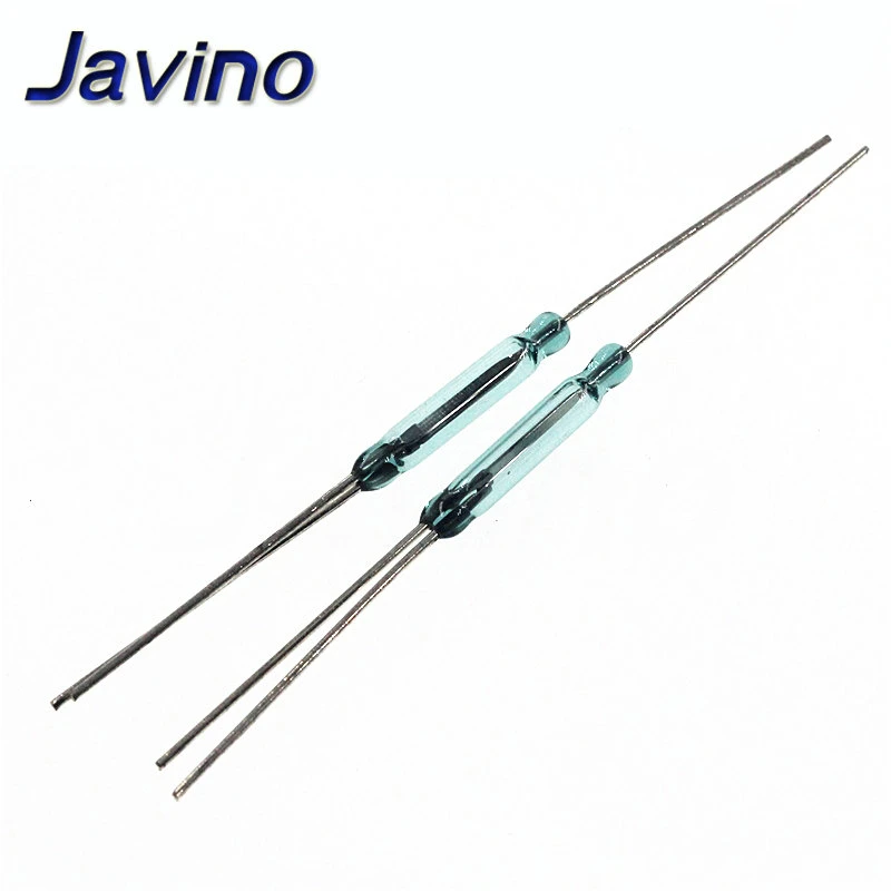 5pcs Reed Switch 3 pin Magnetic Switch 2.5*14mm Normally Open Normally Closed Conversion 2.5X14MM NO NC Conversion for Sensors