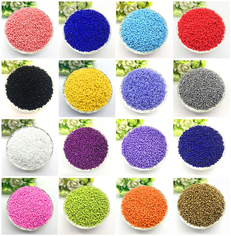 1000pcs/Lot 2mm Charm Czech Glass Seed Beads Jewelry Making DIY Bracelet Necklace Accessories