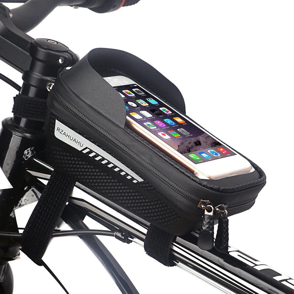 Waterproof Bike Bag Frame Front Top Tube Cycling Phone Case MTB Bicycle Pouch for Outdoor Cycle Biking Entertainment