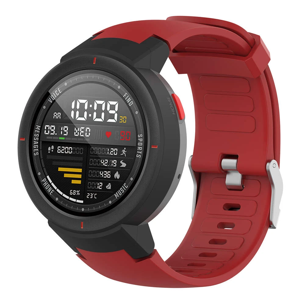 Silicone Watch Strap For Xiaomi Huami Amazfit verge 3  (A1801)  smart Watchband sport Bracelet wriststrap waterproof