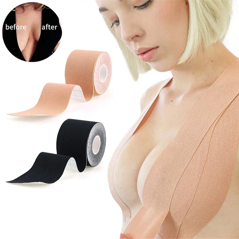 1 Roll Women Invisible Breast Lift Tape Breast Nipple Covers Push Up Bra Body Adhesive Bras Intimates Sexy Bralette Pasties