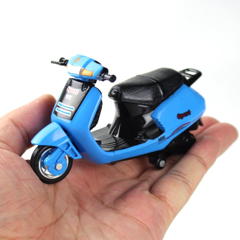 1:18 Mini Model Motorcycle Diecast Pocket portable Finger Mountain bike Off-road Vehicle Simulation Collection Toys for children