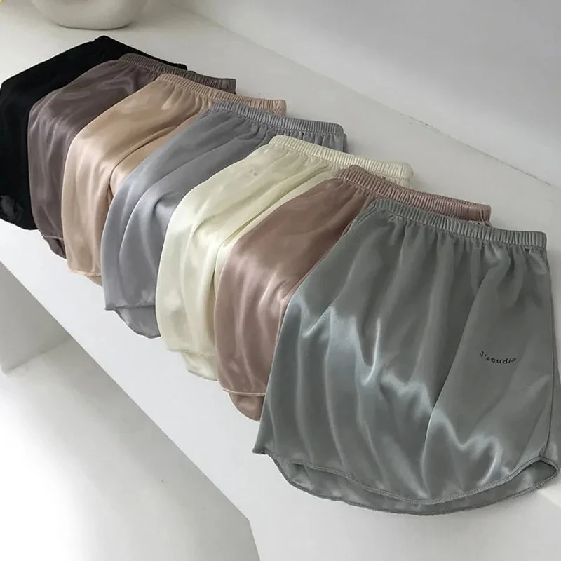 Comfortable Loose Short Pants Women Soft Ice Silk Streetwear Student Girl's shorts Female Sexy Beach Jogger Shorts Plus Size
