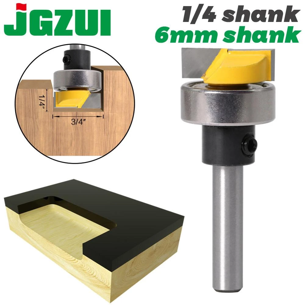 JGZUI 6mm shank 1/4