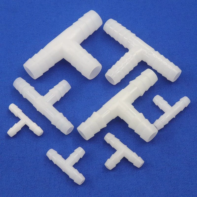 5~200pcs 4-25mm PE Plastic Tube Tee Connectors Aquarium Fish Tank Water Pipe Joints Air Pump Oxygen Hose Pipe Connector