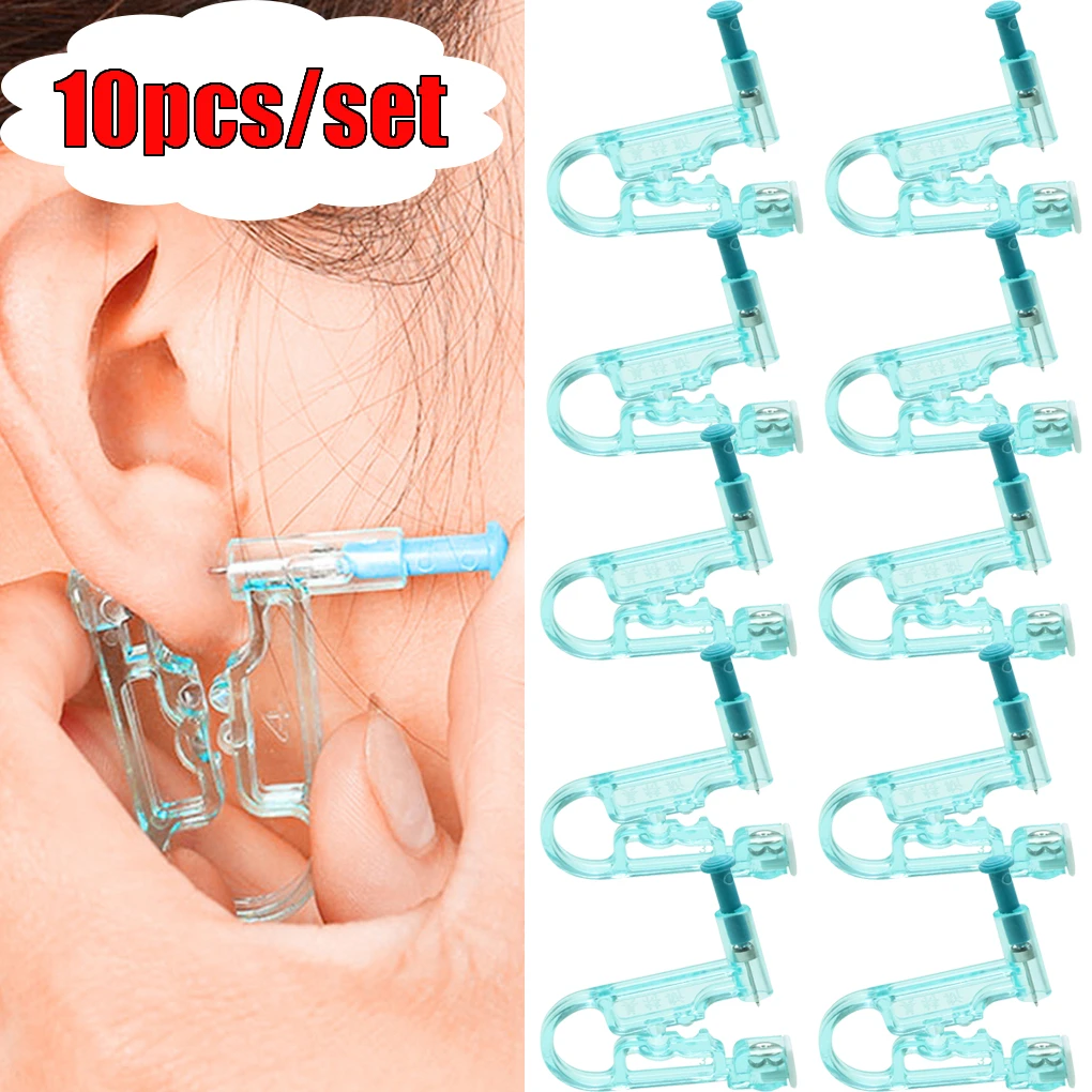 Disposable Painless Ear Piercing Healthy Sterile Puncture Tool Without Inflammation for Earrings Ear Piercing Gun 1/3/10pcs Guns
