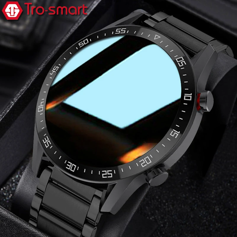 Dial Call Smart Watch Men Male Smartwatch Electronics Smart Clock For Android IOS Fitness Tracker Top Smart-watch Trosmart Brand