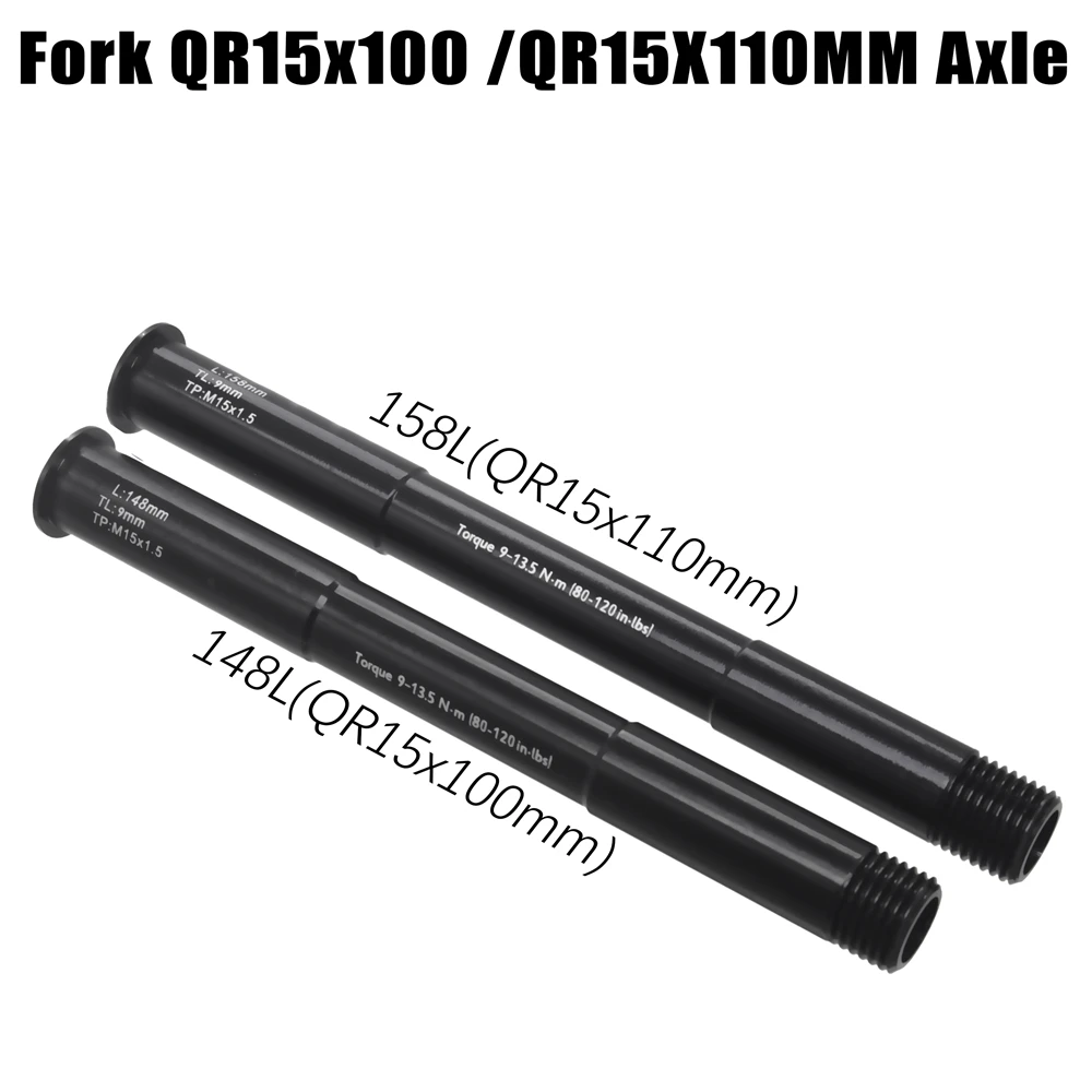 MTB fork QR15x100 QR15X110MM Thru Axle Lever Accessories for ROCKSHOX 38g, 15x100 QR15 15*100
