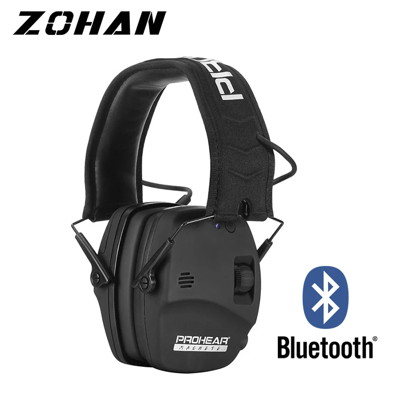 ZOHAN Headphone Electronic 5.0 Bluetooth earmuffs Shooting Ear Protection for hunting Noise Reduction Professional Tactical