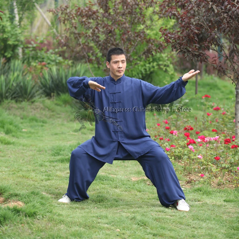 Tai chi Uniform Cotton 6 Colors High Quality Wushu Kung fu Clothing Kids Adults Martial arts Wing Chun Suit