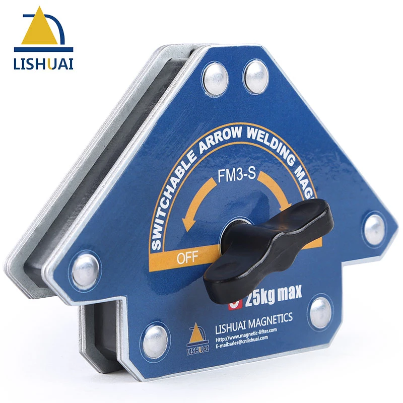 Lishuai Switchable Arrow Welding Magnet/ On off Switch Magnetic Holder/ Welder Tool for Clamping