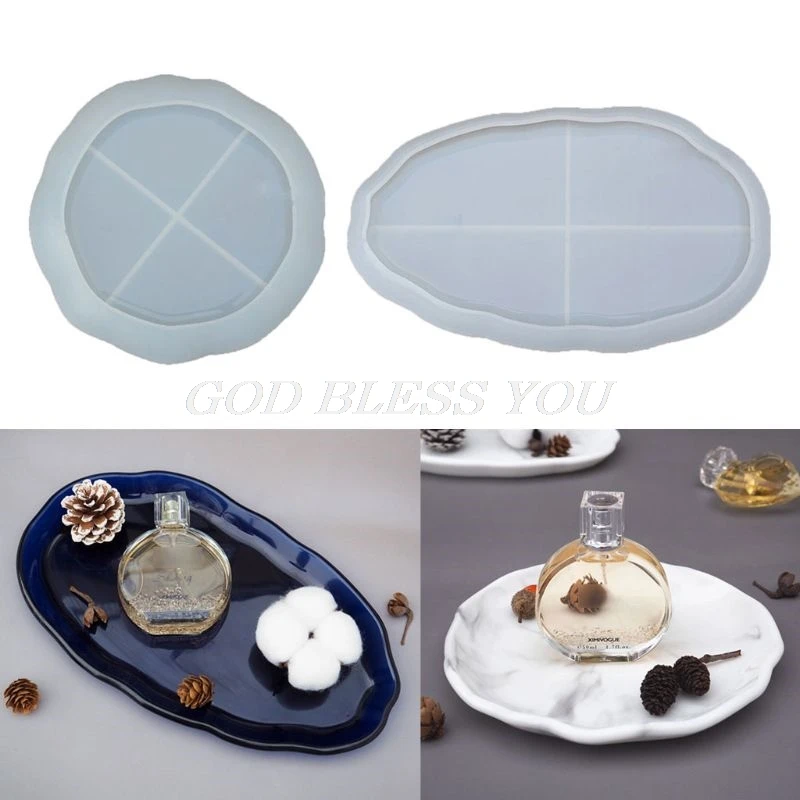 DIY Ashtray Tray Resin Mold Epoxy Mold Resin Mold Silicone Mould Jewelry Plate Dish Casting Mold Jewelry Making Tools Drop Ship