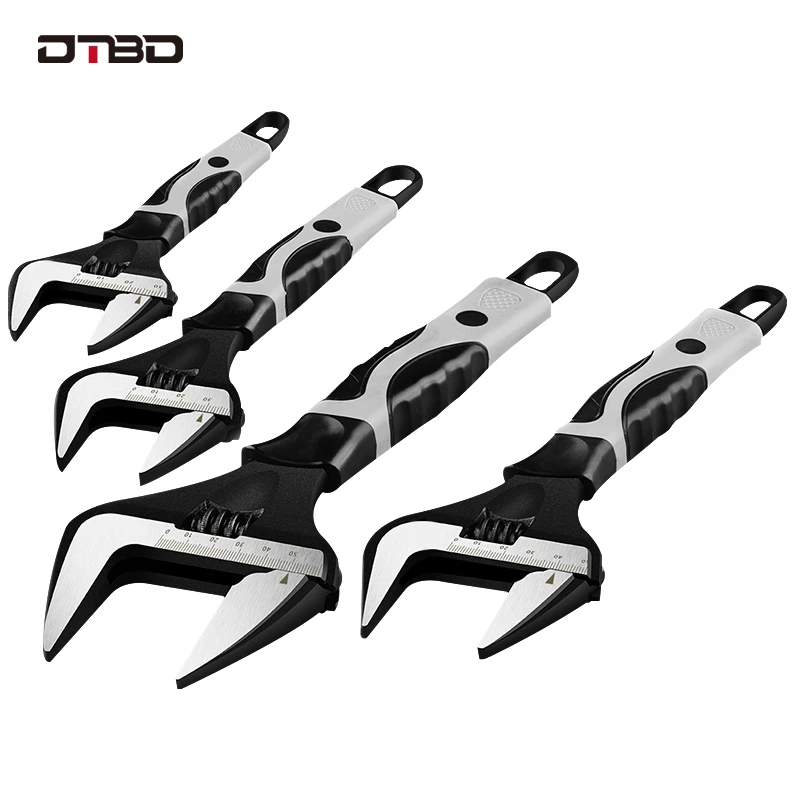 DTBD Adjustable Wrench Universal Spanner Key Nut Wrench 6