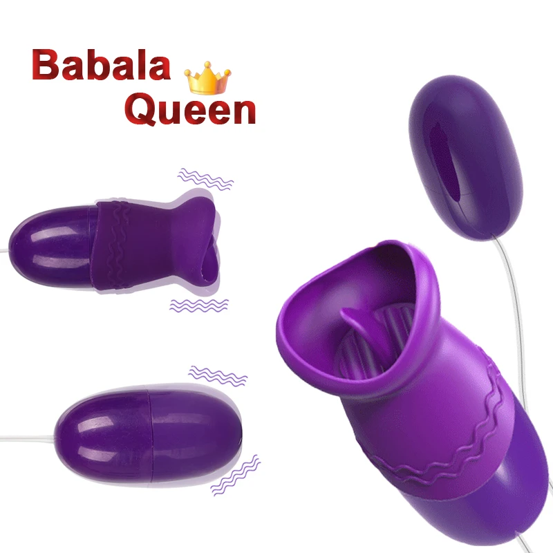 Multi-speed Tongue Oral Licking Vibrator USB Vibrating Egg G-spot Vagina Massage Clitoris Stimulator Sex Toys for Women Sex Shop