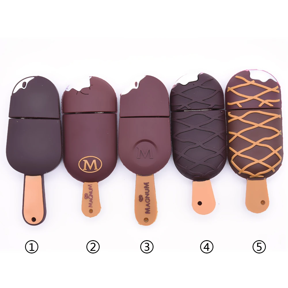 Usb Flash Drive Ice Cream 4g/8gb/16gb/32gb/64gb Lovely Pendrive Usb Stick Pen Drive USB Flash Drive Memory Stick U Disk Hot Gift