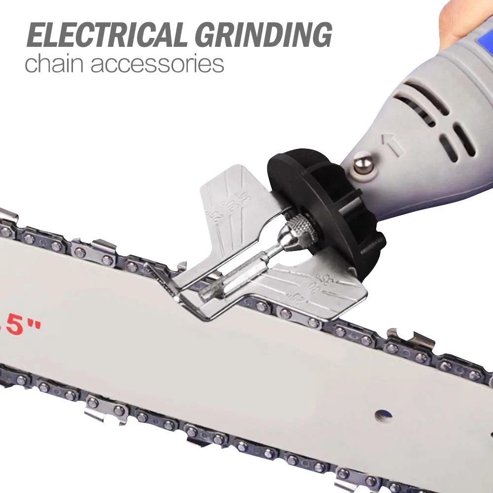 Chainsaw Sharpening Drill Sharpener Grinding Machine Electric Grinder Polishes Saw Chains Tool Kit Drill Rotary Accessories Set