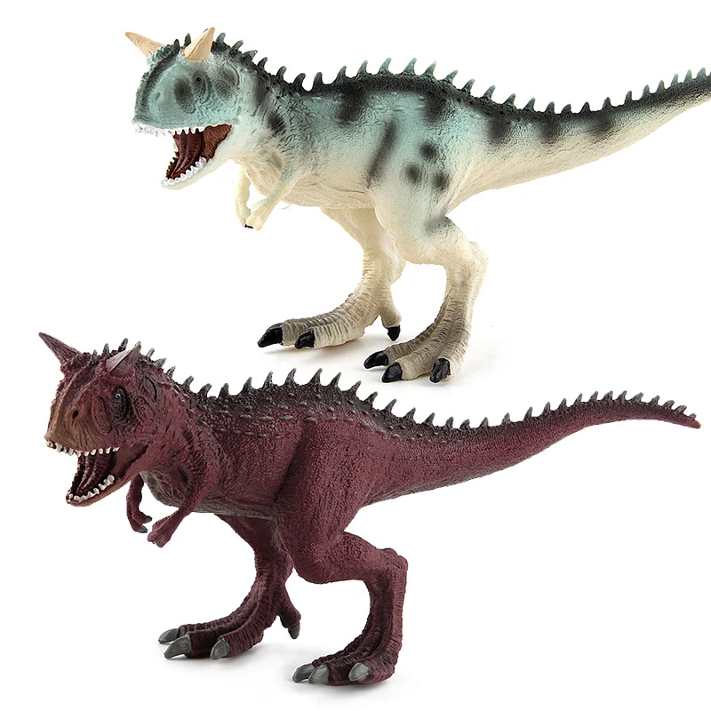 Big Carnotaurus Jurassic World Park Dinosaurs Toy Soft PVC Figures Hand Painted Animal Model Toys for Children Kids Xmas Gift