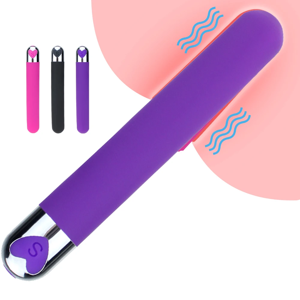 Sex Bullet Vibrator Clitoris and G-Spot Nipple Stimulator Vibrate Massager Vibe Orgasm Vagina Dildo for Travel USB Rechargeable