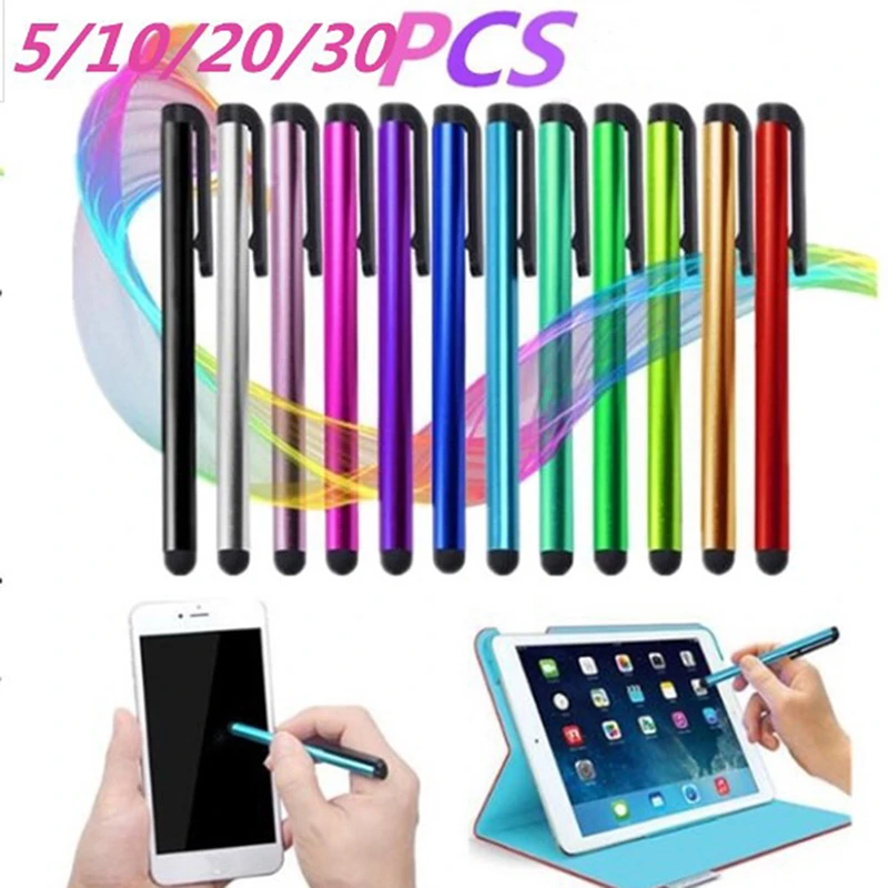 5Pcs 10CM Universal Capacitive Touch Screen Stylus Pen For All Pad Phone PC