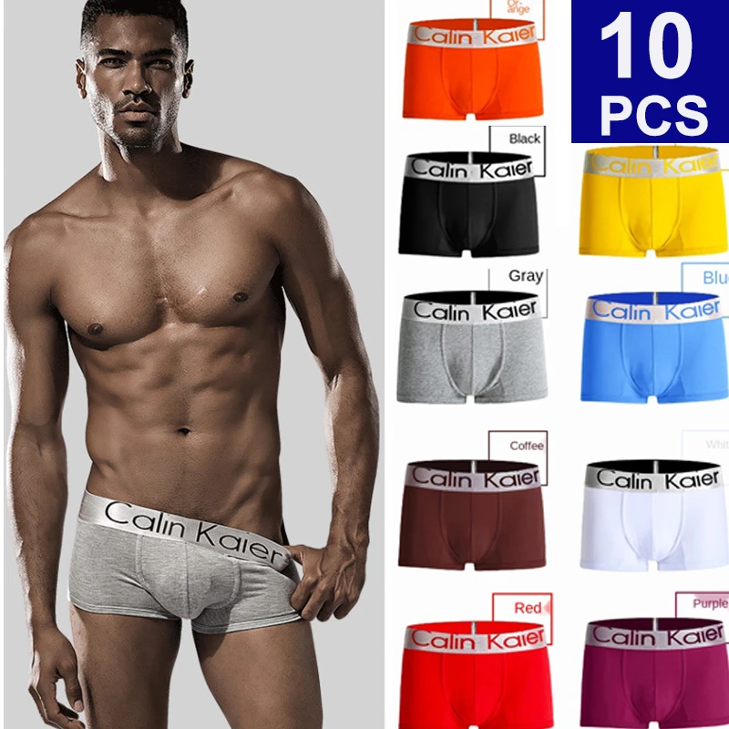 10Pcs/Lot Gay Sexy Underwear Men Boxershorts Men Modal Boxer Men Trunks Breathable Boxer Shorts Underpants Boxer Homme Hombre