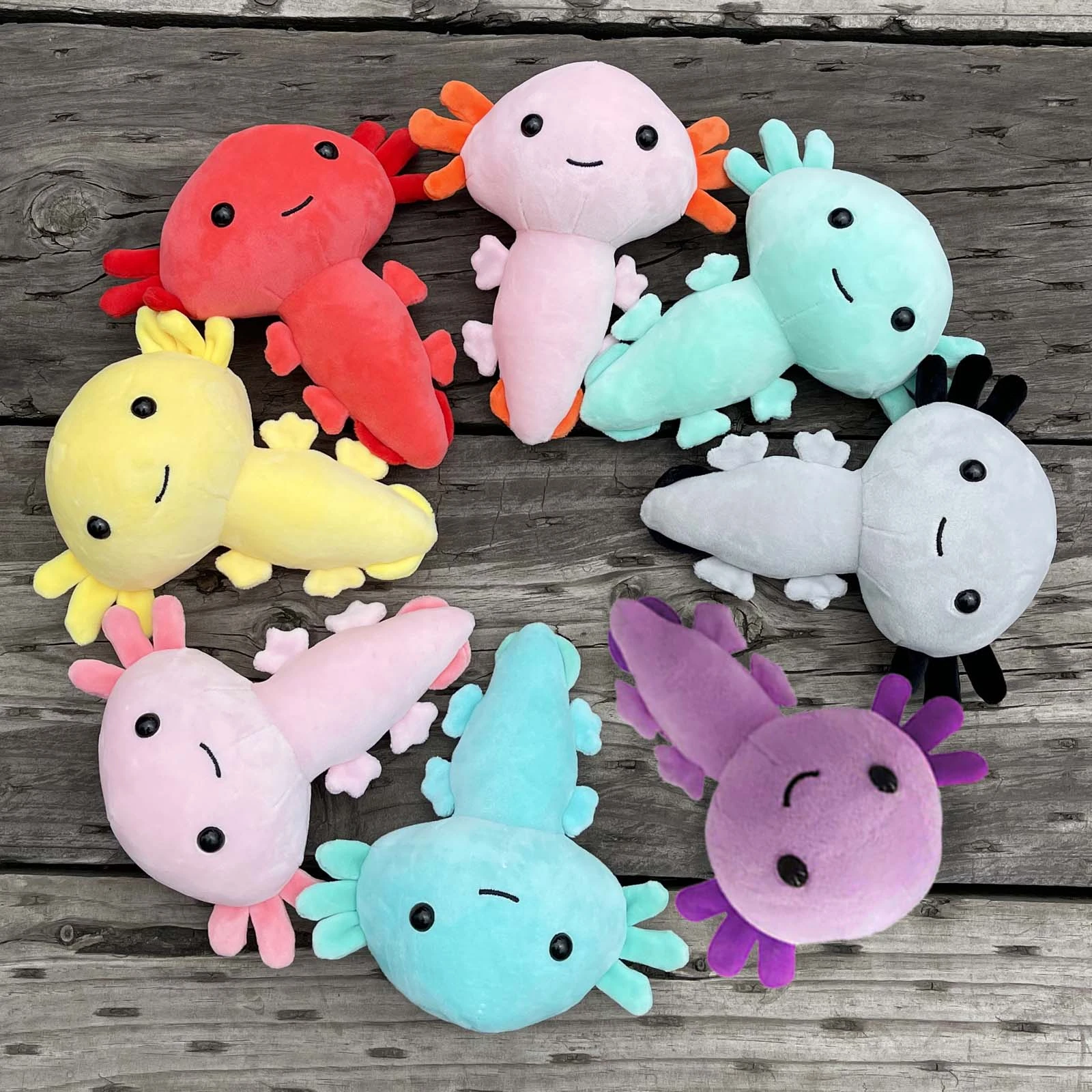 Cute Animal Plush Axolotl Plush Toy Doll Stuffed Plushie Pulpos Plush Soft Pillow Toy Children Room Bed Decoration Toy Kids Gift