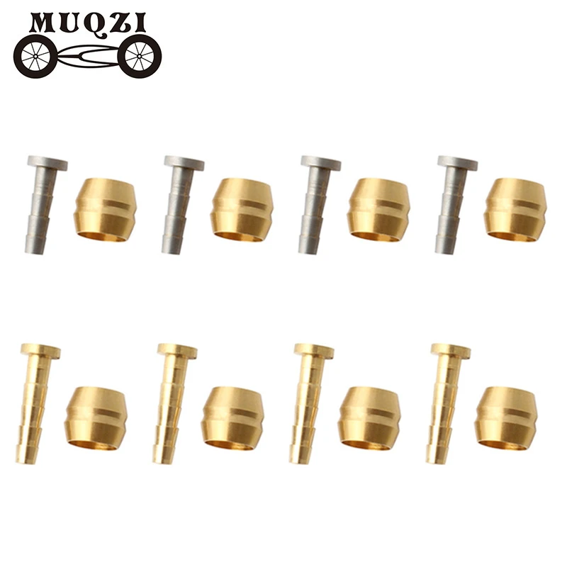 MUQZI 4 Pair Bike Oil Needle Hydraulic Disc Hose Brake Connect Insert MTB Road Bicycle BH90 BH59 Oil Tube Hose Olive Needle