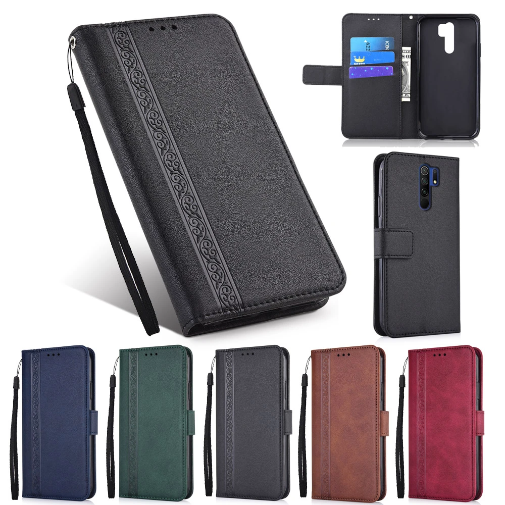 Flip Wallet Case for Realme C3 C20 C21 C15 C17 C11 6 6S 6i 7 7i 5 5i 3 Q2 Pro V5 V11 V15 X3 Q2i X50 Pro Casing Stand Phone Case