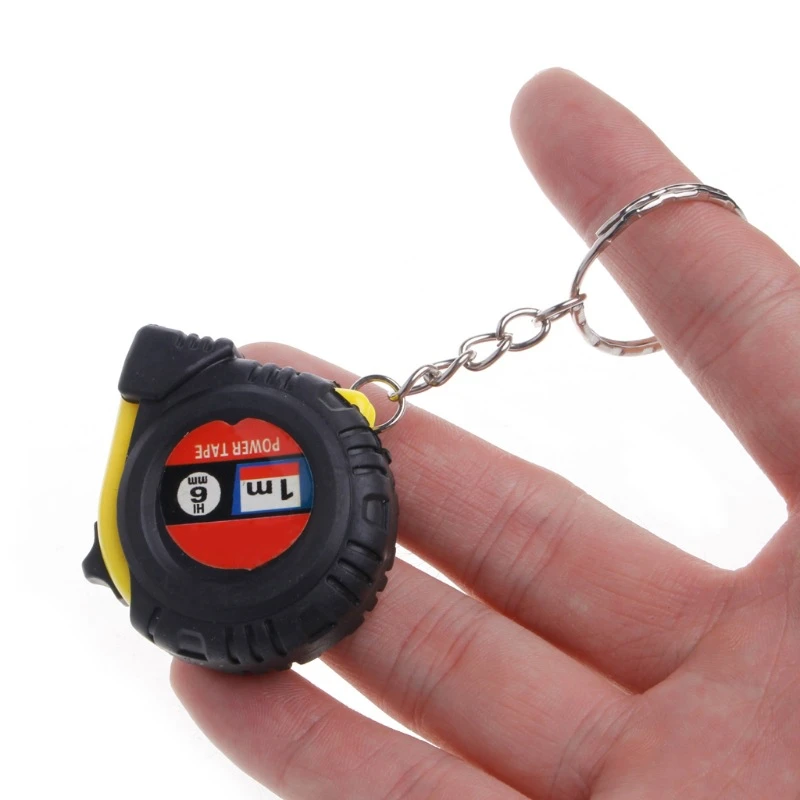 1M/T22 Measure Tape Keychain Roulette Retractable Measuring Tool Construction Instument Pocket Centimeter Woodworking Ruler