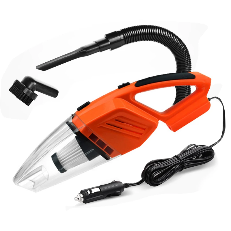 120W Car Vacuum Cleaner for Car Portable Handheld Wet And Dry Dual Use 5 Meters Connector Cable with LED Light Multi Dust Hot